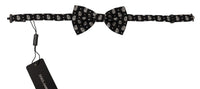 Thumbnail for Elegant Black Silk Bow Tie