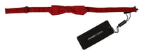 Thumbnail for Elegant Red Silk Bow Tie