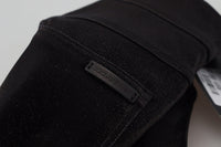 Thumbnail for Elegant Black Denim Pants - Tailored Fit