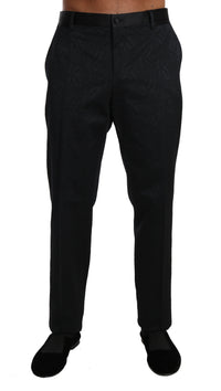 Thumbnail for Floral Brocade Formal Trousers