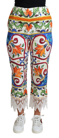 Thumbnail for Majolica High Waist Cropped Trousers