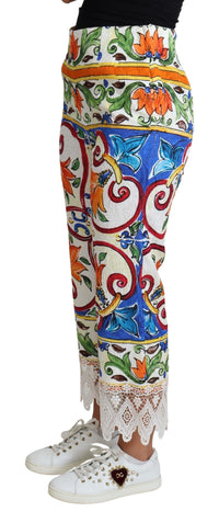 Thumbnail for Majolica High Waist Cropped Trousers