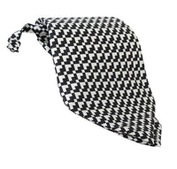 Thumbnail for Elegant Black Patterned Silk Tie