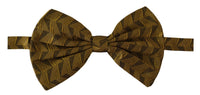 Thumbnail for Elegant Gold Silk Bow Tie