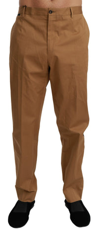 Thumbnail for Elegant Slim Fit Brown Casual Pants