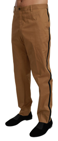 Thumbnail for Elegant Slim Fit Brown Casual Pants