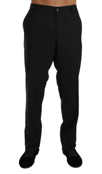Thumbnail for Elegant Black Wool Dress Pants