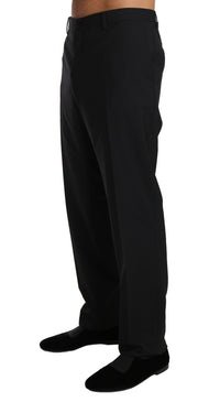 Thumbnail for Elegant Black Wool Dress Pants