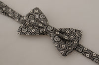 Thumbnail for Elegant Black Silk Bow Tie