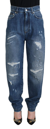 Thumbnail for Elegant Tattered Denim Jeans