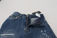 Thumbnail for Elegant Tattered Denim Jeans