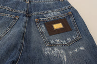 Thumbnail for Elegant Tattered Denim Jeans