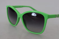 Thumbnail for Chic Green Acetate Round Sunglasses