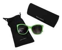 Thumbnail for Chic Green Acetate Round Sunglasses