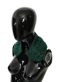 Thumbnail for Elegant Lambskin Fur Scarf in Lush Green