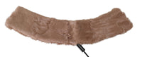 Thumbnail for Elegant Beige Lambskin Fur Scarf