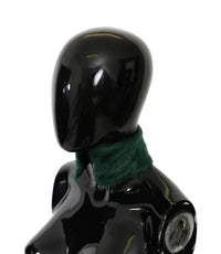 Thumbnail for Luxurious Green Lambskin Scarf for Women