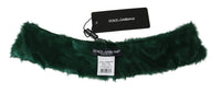 Thumbnail for Luxurious Green Lambskin Scarf for Women