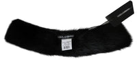 Thumbnail for Elegant Black Mink Fur Scarf