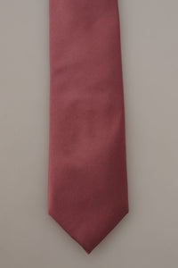 Thumbnail for Elegant Pink Silk Bow Tie