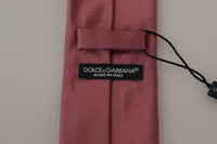 Thumbnail for Elegant Pink Silk Bow Tie