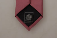 Thumbnail for Elegant Pink Silk Bow Tie