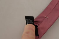 Thumbnail for Elegant Pink Silk Bow Tie