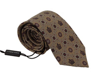 Thumbnail for Elegant Silk Beige Necktie