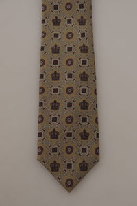 Thumbnail for Elegant Silk Beige Necktie