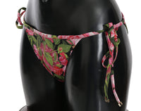 Thumbnail for Elegant Rose Pattern Bikini Bottom