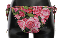 Thumbnail for Elegant Rose Pattern Bikini Bottom