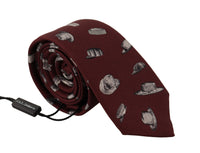 Thumbnail for Maroon Elegance Silk Tie