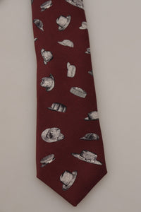 Thumbnail for Maroon Elegance Silk Tie