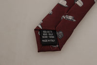 Thumbnail for Maroon Elegance Silk Tie