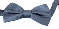 Thumbnail for Elegant Blue Silk Bow Tie