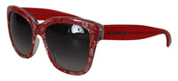 Thumbnail for Elegant Red Lace-Insert Sunglasses