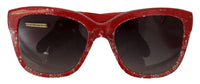 Thumbnail for Elegant Red Lace-Insert Sunglasses