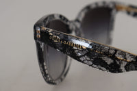 Thumbnail for Elegant White Lace Applique Sunglasses