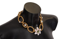 Thumbnail for Elegant Gold Lilly Flower Pendant Necklace