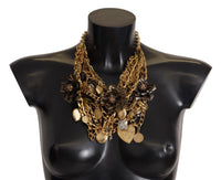 Thumbnail for Sicilian Glamour Gold Statement Necklace