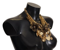 Thumbnail for Sicilian Glamour Gold Statement Necklace