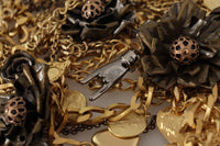 Thumbnail for Sicilian Glamour Gold Statement Necklace