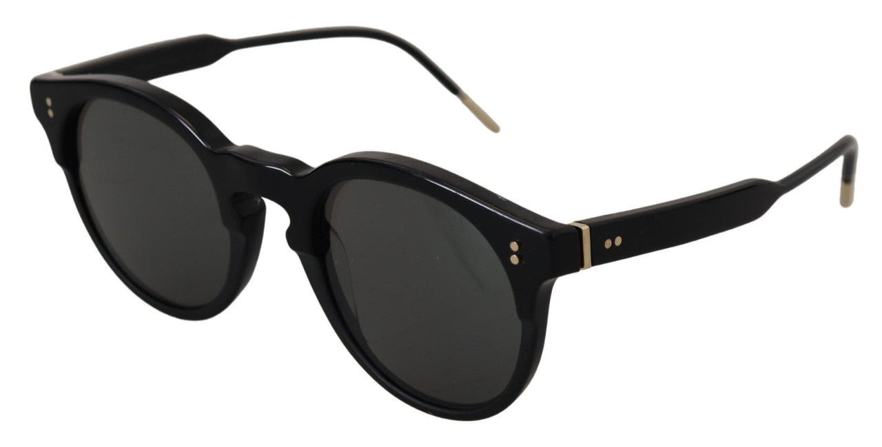 Elegant Black Acetate Women's Sunglasses