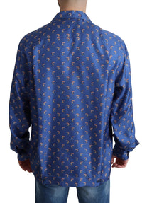 Thumbnail for Silk Beach Chair Print Casual Shirt