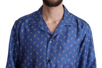 Thumbnail for Silk Beach Chair Print Casual Shirt