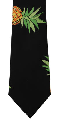 Thumbnail for Elegant Black Silk Tie for Sophisticated Style