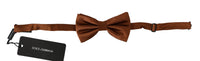 Thumbnail for Elegant Silk Bow Tie in Bronze Elegance