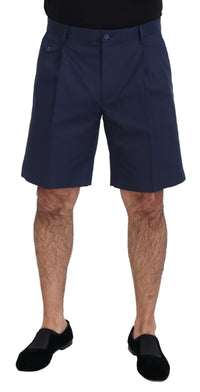 Thumbnail for Elegant Blue Chino Shorts