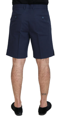 Thumbnail for Elegant Blue Chino Shorts