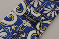 Thumbnail for Multicolor Majolica Silk Tie